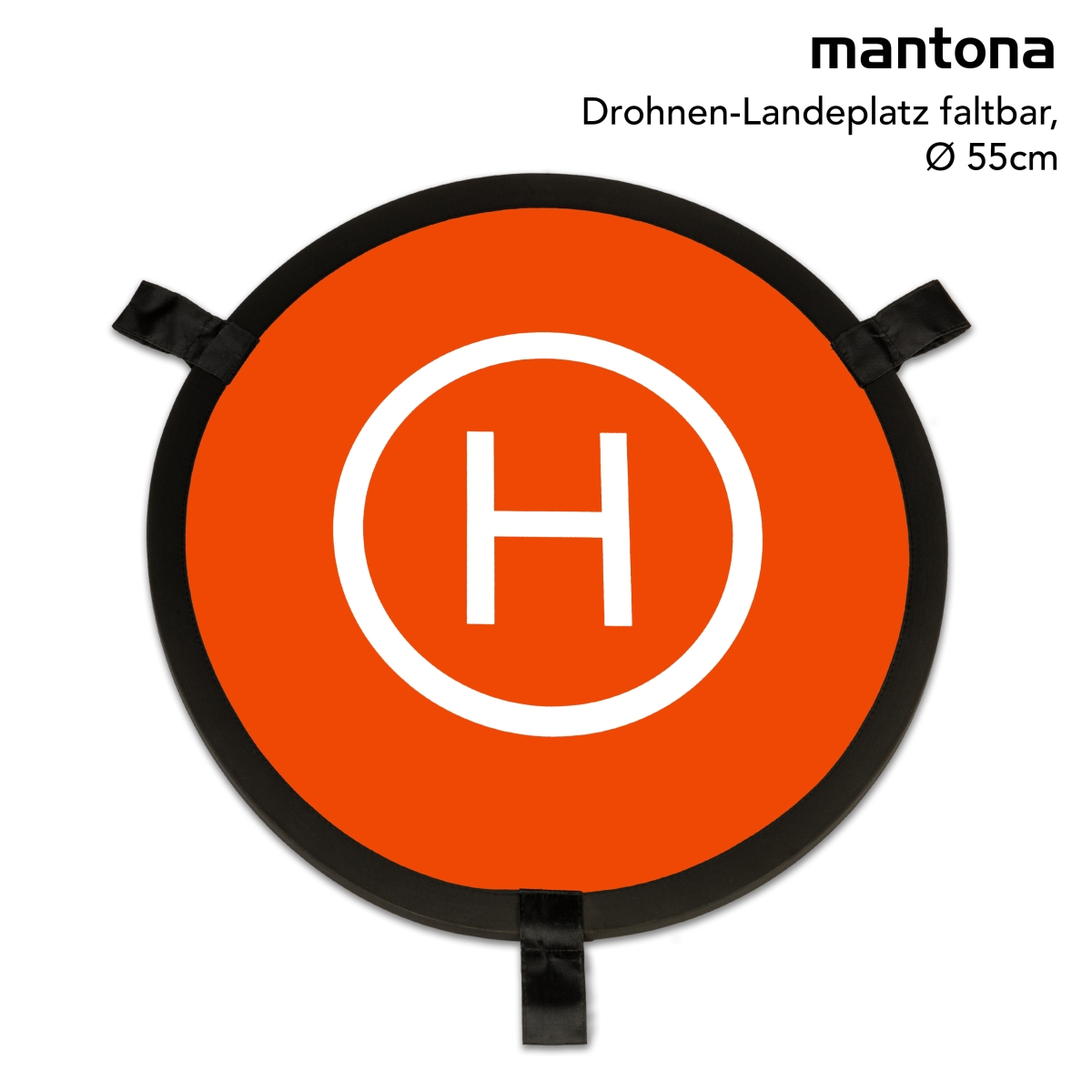 Mantona Drohnen-Landeplatz faltbar, Ø 55cm