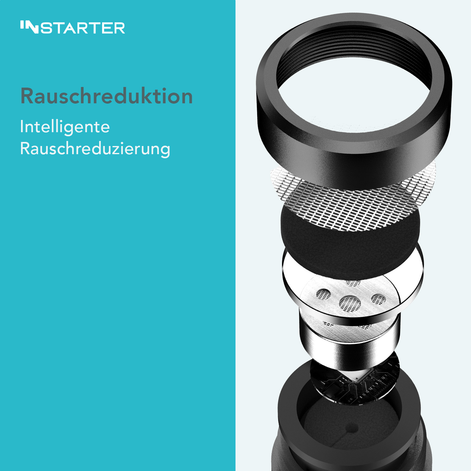 INStarter Cardioid Camera Micro 3.5 Rauschreduzierung